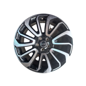 Range Rover Size 22 Black and Silver Forged Rims